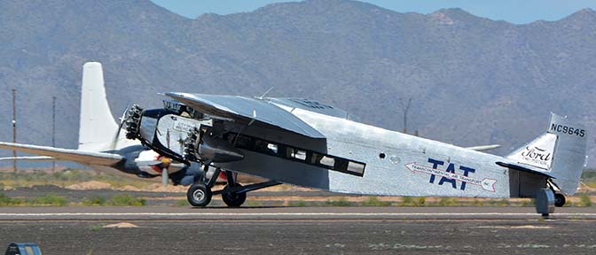 Transcontinental Air Transport Ford 5-AT-B NC9645, Goodyear, March 26, 2017